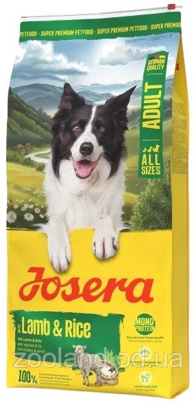Josera Dog Lamb&Rice з ягням та рисом, 12,5 кг