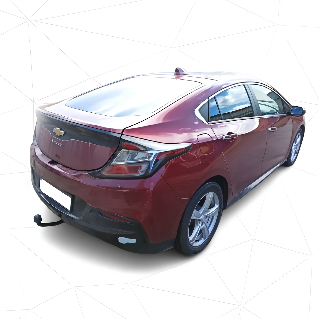 Фаркоп з'ємний на двох болтах - Chevrolet Volt Хетчбек (2016--) Гібрид