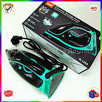 Паровой утюг для глажки одежды с керамической подошвой и регулятором пара легкий и удобный в использовании