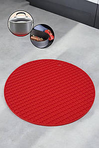 Підставка під гаряче силіконова кругла d-17.5 см 209097P