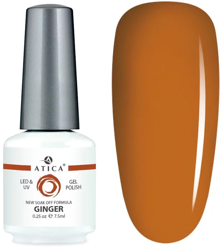 Гель-лак Ginger Atica, 7,5 мл, фото 1