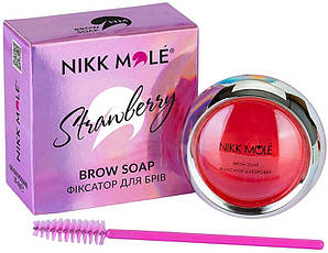 Фіксатор для брів Полуниця Nikk Mole, 15 г