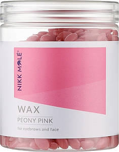 Віск для брів і обличчя в гранулах Peony Pink Nikk Mole, 100 г