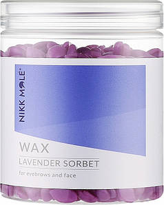 Віск для брів і обличчя в гранулах Lavender Sorbet Nikk Mole, 100 г