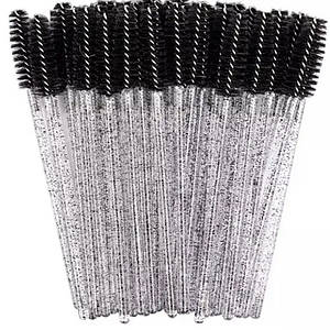 Щіточки для вій і брів чорні YRE, 50 шт.