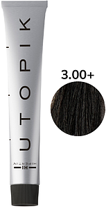 Крем-фарба для волосся 3/00+ інтенсивний темний каштановий UTOPIK HIPERTIN, 60 мл