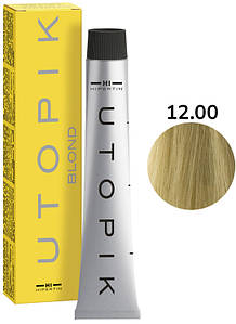 Крем-фарба для волосся 12/00S екстрасвітлий блонд попелясто-перламутровий UTOPIK HIPERTIN, 60 мл