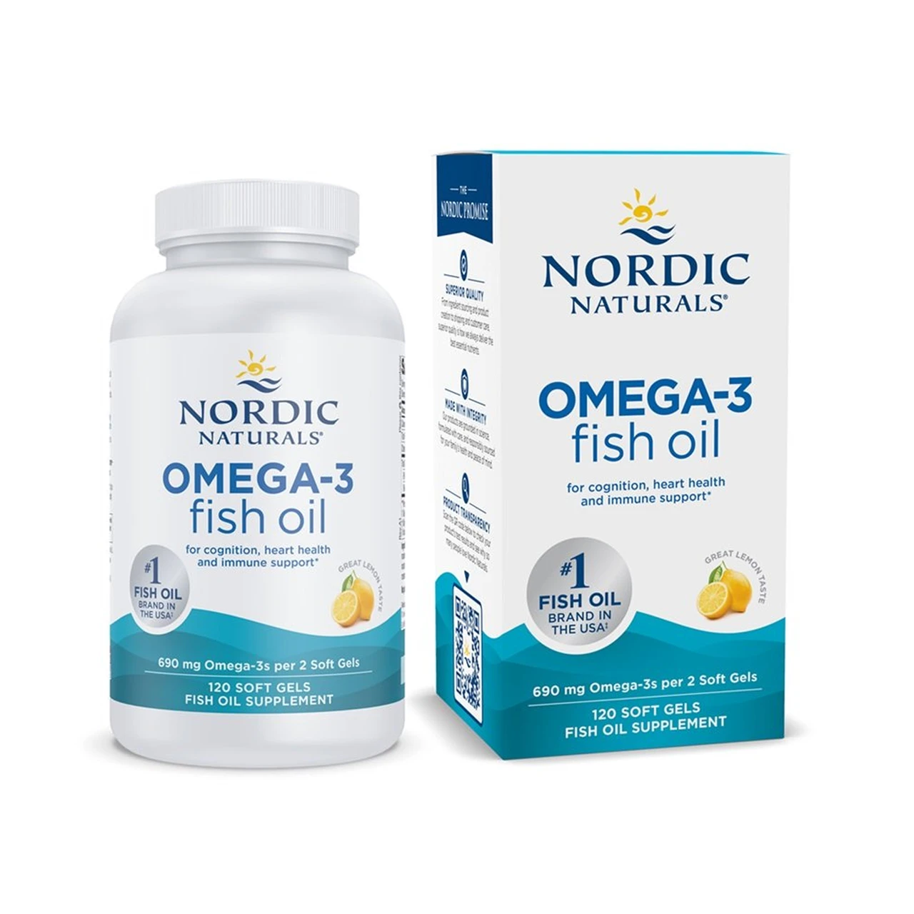 Omega-3 - 120 softgels, фото 1