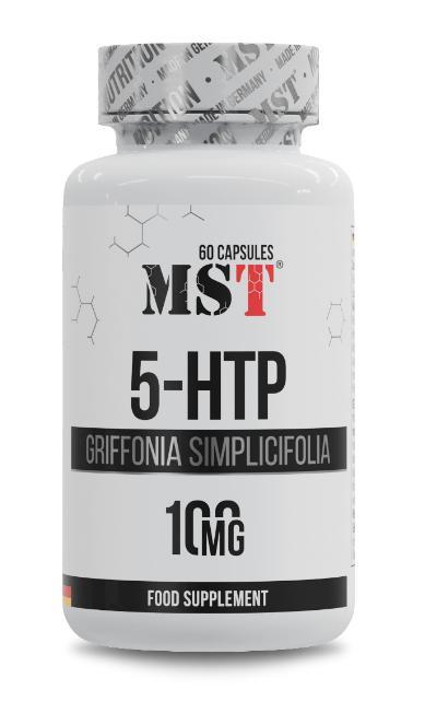 Триптофан MST® 5-HTP Griffonia 100 mg 60 vegan сapsules, фото 1