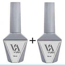 База Valeri Cold Base + Топ без липкого шару Valeri Non Wipe (no UV-filters), 12 ml