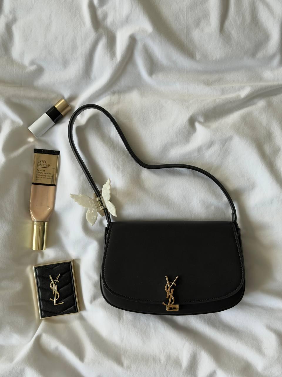 Saint Laurent Voltaire in Box Black/Gold, фото 1