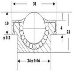 Кулькова опора SP-15 B (SP15B), фото 2