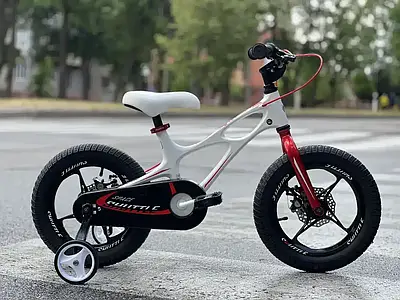 Дитячий велосипед 14" Royal Baby Space Shuttle Official UA на зріст 95-105 см білий