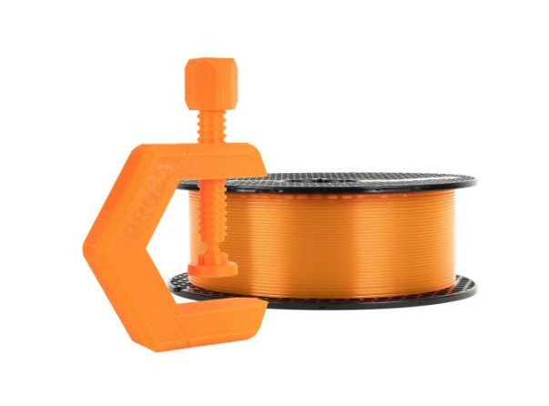 Філамент Prusament PETG Orange Transparent, 1.75мм, 1 кг, фото 1