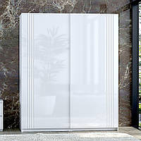 Шафа Купе Hettich Портленд К-853 Білий глянець  (160/200/52), МДФ