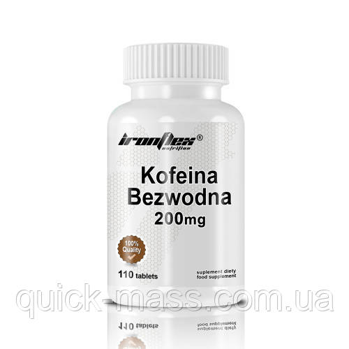 Кофеїн у таблетках IronFlex Caffeine 200 110tabs, фото 1