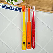 Преміум набір зубних щіток Curaprox для імплантів – Surgical Mega Soft + 5460 Ultra Soft + Implant Ortho 708, 3 шт