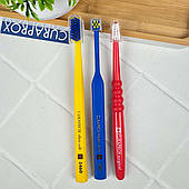 Преміум набір зубних щіток Curaprox для імплантів – Surgical Mega Soft + 5460 Ultra Soft + Implant Ortho 708, 3 шт