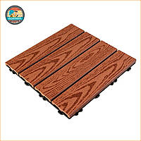 Композитна плитка WPC 30х30х2см Червоне дерево (D) SW-00001707