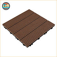 Композитна плитка WPC 30х30х2см Каштан (D) SW-00001710