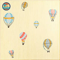 Панель стінова 3D 700х700х4мм Повітряні кулі фактурна текстура SW-00001972