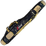 Чохол для вудлищ із котушками зелений камуфляж Shark 3 секції 135 см, фото 2