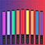 Набір блогера 5 в 1 лампа RGB палиця Light Stick Штатив 2м Петличка Селфі трипод Проекційний світильник, фото 2