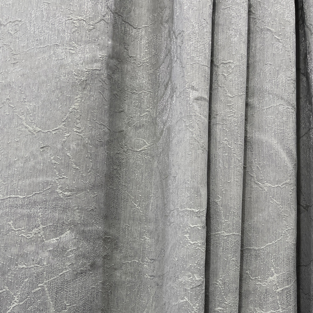 Шторна мармурова жакардова тканина світло-сірого кольору на метраж, висота 2,8м (M58-2), фото 1