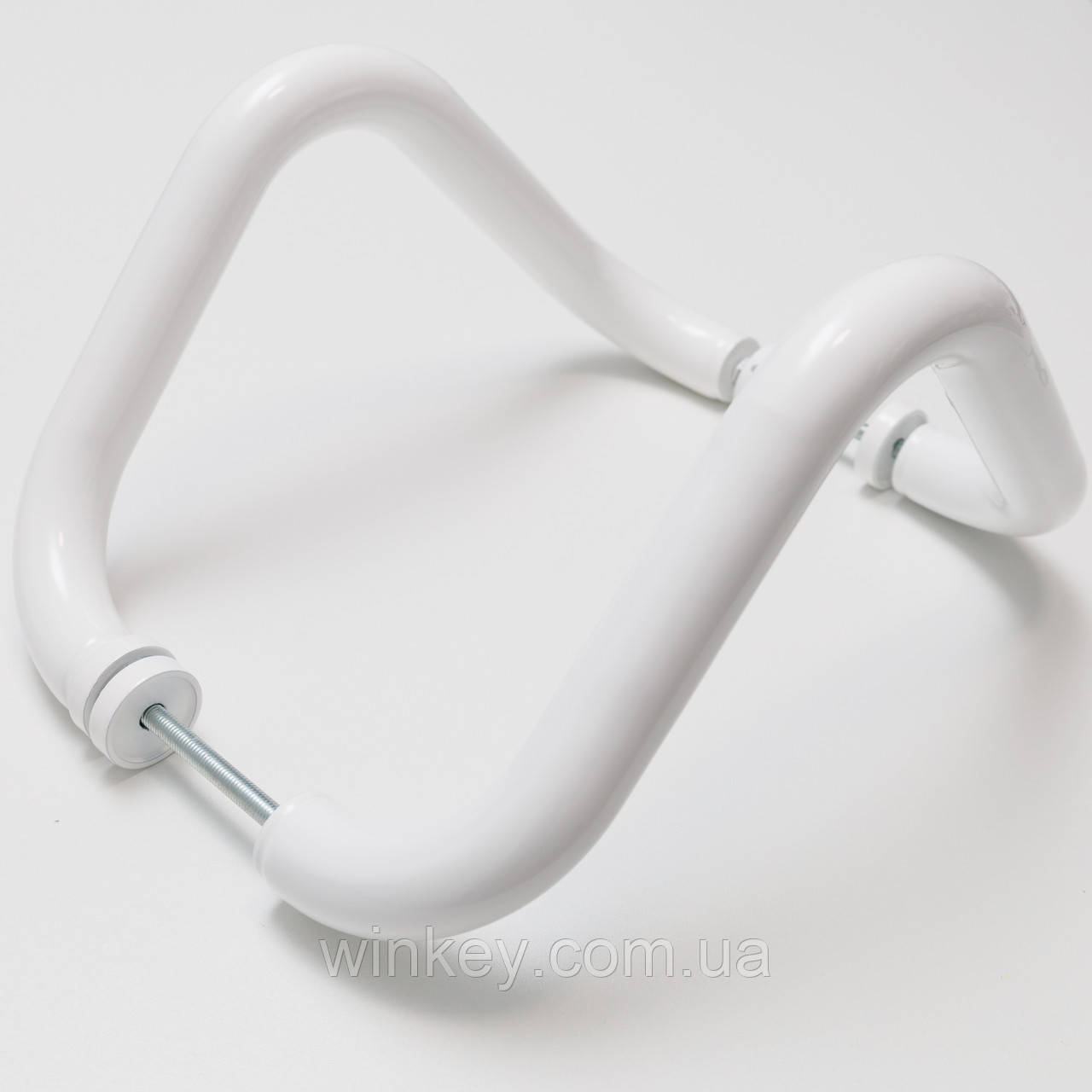 Ручка дверна офісна трикутна скоба 200 мм біла, фото 1