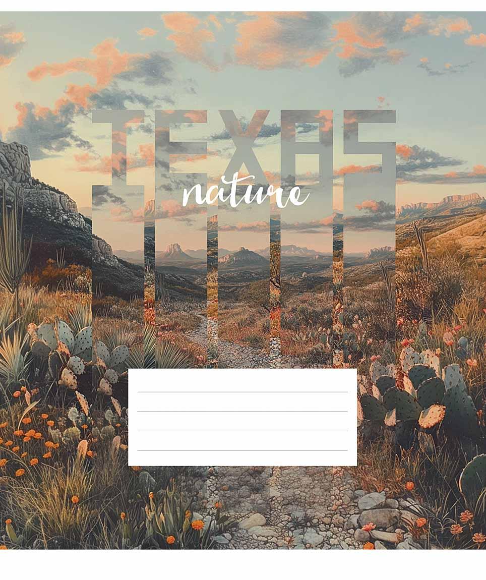 Зошит 36арк. кліт. Школярик "World's nature" ВД-лак №036-3516K(20)(120), фото 1