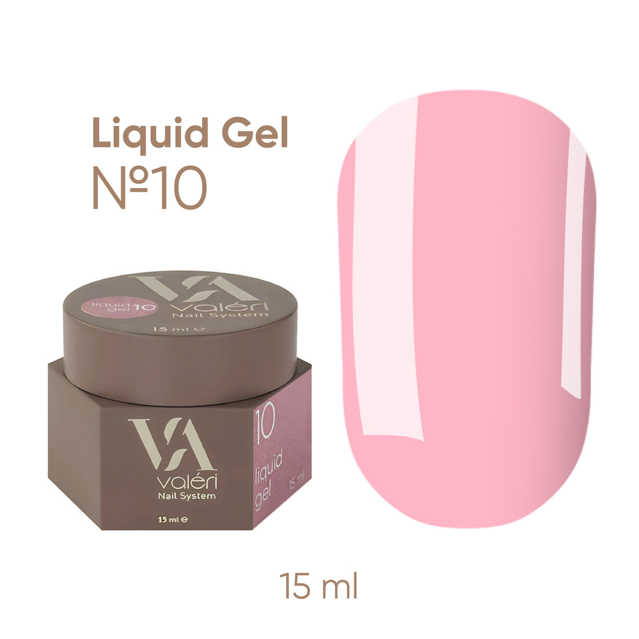 Рідкий гель Valeri Liquid Gel №10, 15 мл, фото 1