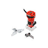 Фрезер ручний по крайці деревяних плит мережевий 850 Вт (цанга Ø= 6/ 8 мм) хід 40 мм Yato YT-82389, фото 4