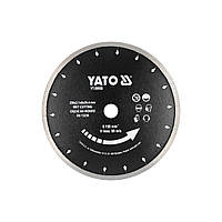 Диск відрізний алмазний по кераміці Ø=250/25.4 х 2.1 мм в мокрому режимі Yato YT-59956