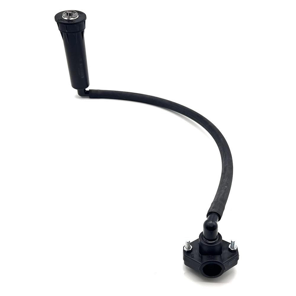 Висувний зрошувач Hunter PROS-04 з підключенням до труби 25 мм через хомут, гнучкий шланг 50 см, фото 1