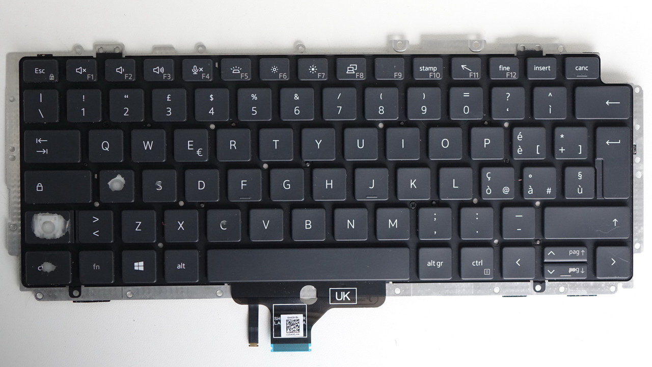 Оригінальна клавіатура для Dell Latitude 7410 з підсвічуванням, US, фото 1