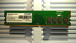 Для ПК 8gb DDR4 Patriot  PC4-17000U 2133 RAM Оперативна пам'ять PSD48G213381