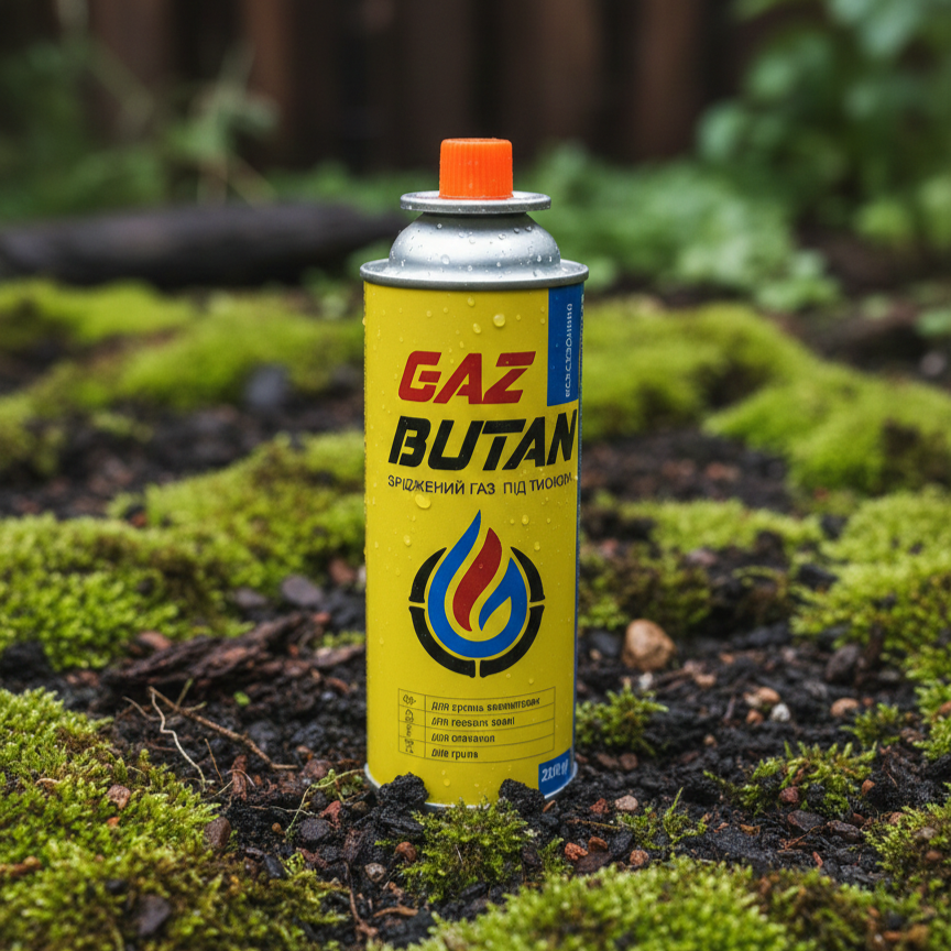 Газ Бутан Gaz Butan для портативних газових приладів, 220 г, фото 1