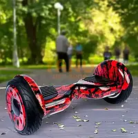 Гироборд самобаланс EL-7 ПП Красное пламя для детей и взрослых с bluetooth колонкой и подсветкой. ТОП ЦЕНА!