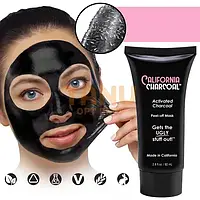 Маска для обличчя California Charcoal Face Mask від чорних крапок. Новинка!