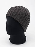 Чоловіча одинарна тепла шапка в різних кольорах, фото 4