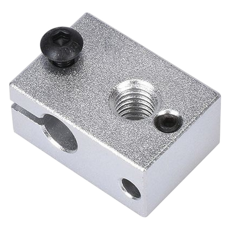 Хітблок (Heat block) E3D V6 PT100 / Алюмінієвий нагрівальний блок 3Д-принтера, фото 1