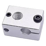 Хітблок (Heat block) E3D V6 PT100 / Алюмінієвий нагрівальний блок 3Д-принтера, фото 2