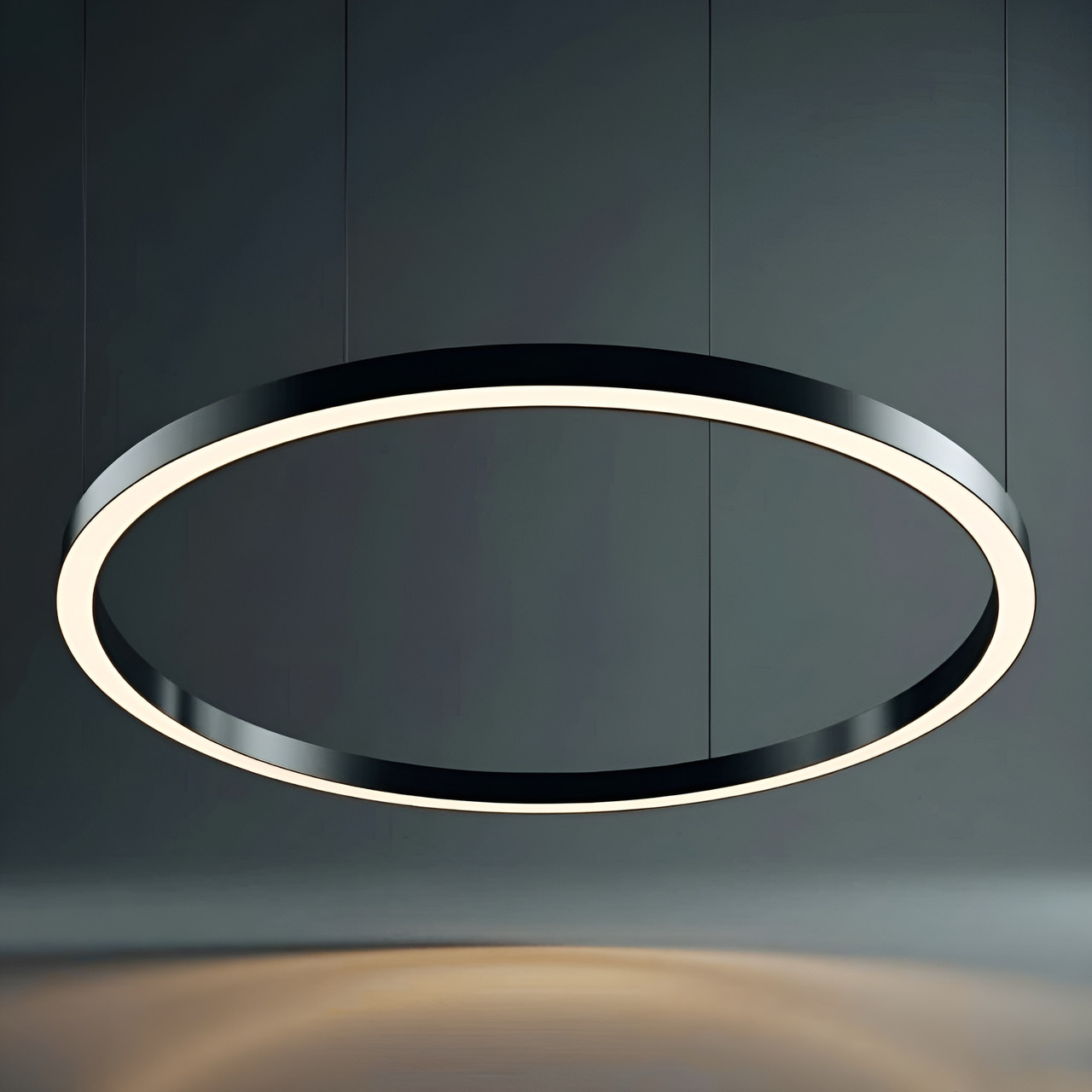 Підвісна світлодіодна люстри для офісу Spirit 130Вт, діаметр 1500мм. Освітлення для магазину, бару, кафе