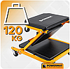 Лежак автослюсаря 2в1 150кг Powermat (Польща), фото 3