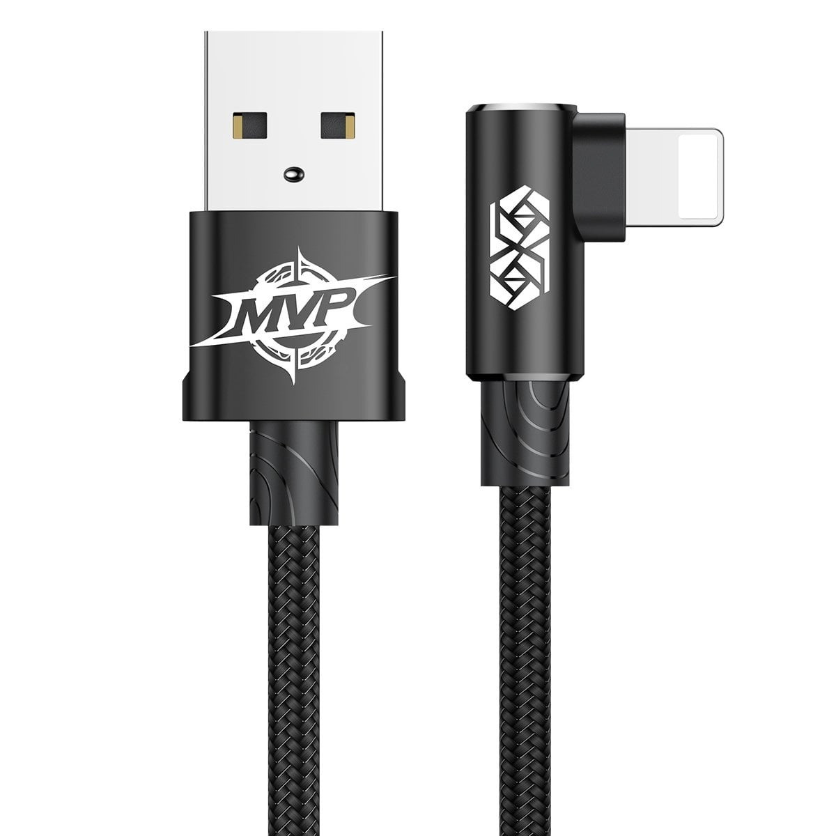 Кабель Baseus MVP Elbow Lightning Cable 1m Black (CALMVP-01)