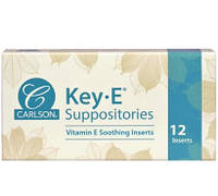 Геморрой свечи с витамином Е Key E Suppositories Carlson 12 шт