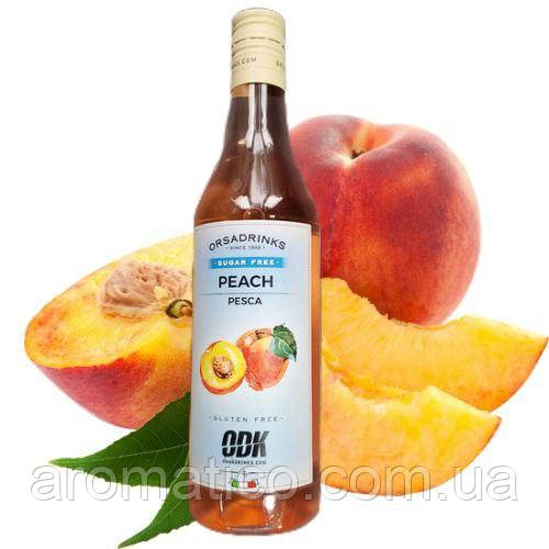 Сироп Персик "ODK" без цукру 0,75 л