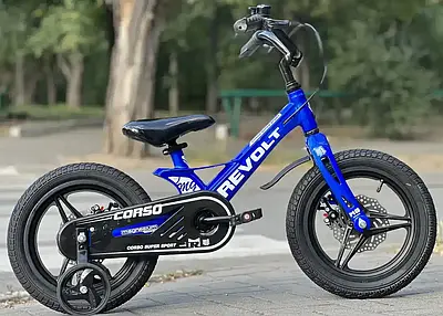 Велосипед дитячий 14" Corso REVOLT MG-14015 синій на зріст 95-105 см