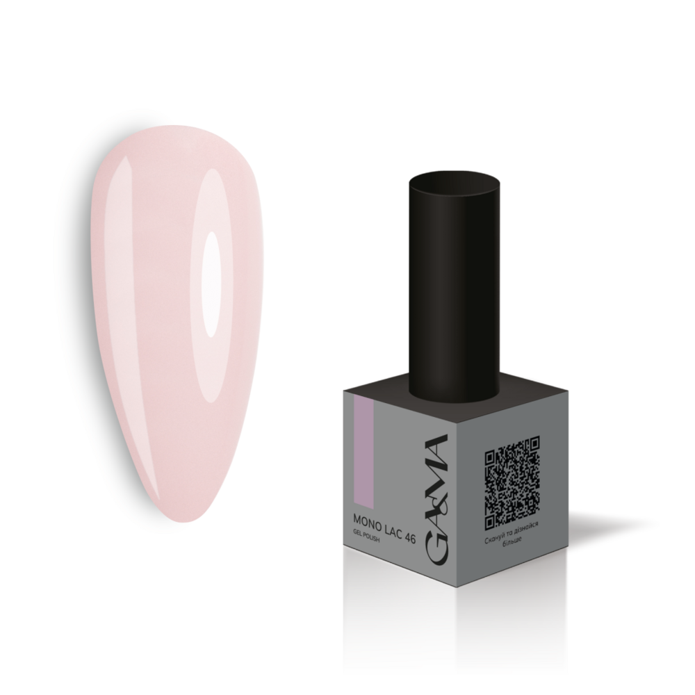 Моно лак для педикюру GA&MA Mono Lac №46 6 мл, фото 1