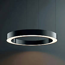 Підвісна офісна LED люстра Spirit 25 Вт, діаметр 300 мм Підвісні світильники кільця для офісу, магазину, фото 2